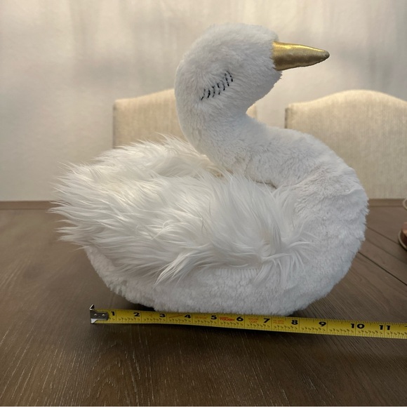 Pottery Barn Kids Plush Swan Cygne Medium Soft - Picture 8 of 9